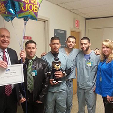 Unitex Recognized by White Plains Hospital