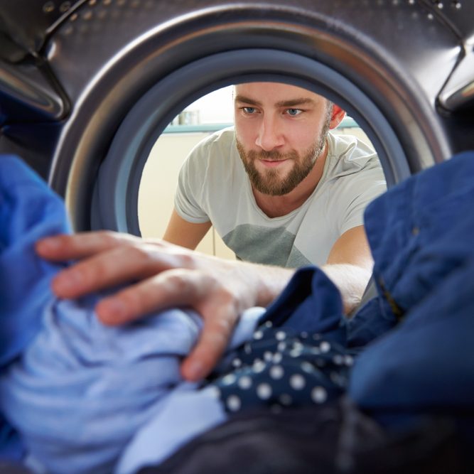 washing scrubs at home